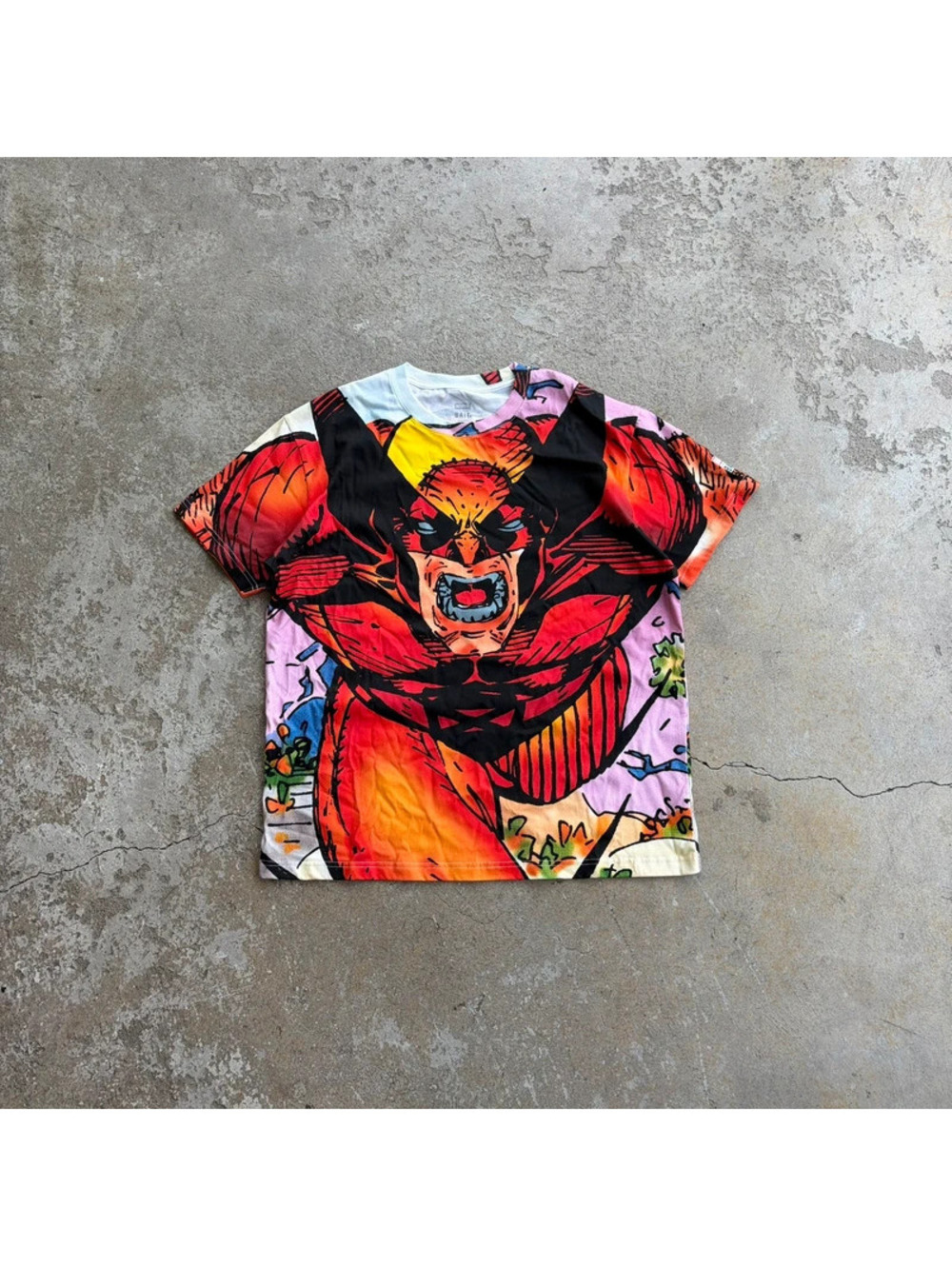 Y2K Marvel x Bait AOP Superhero Shirt - Men’s Medium